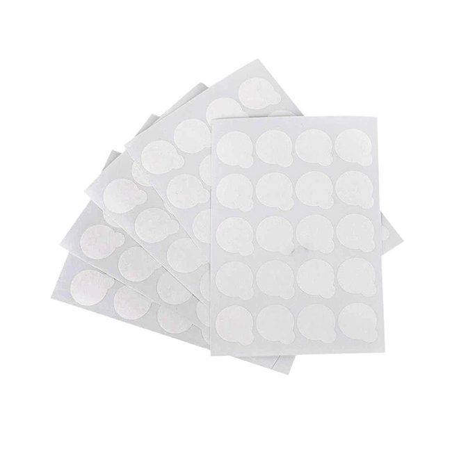 Pegatina piedra de jade para extensiones de pestañas 100uds