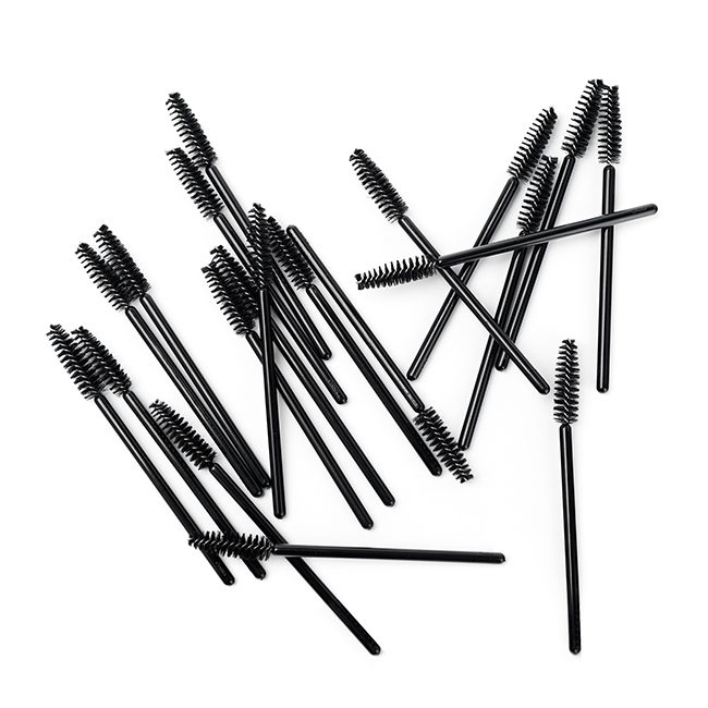 Cepillos tipo máscara para extensiones de pestañas