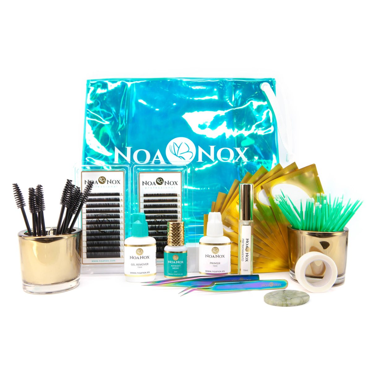 Kit completo pelo a pelo de extensiones de pestañas