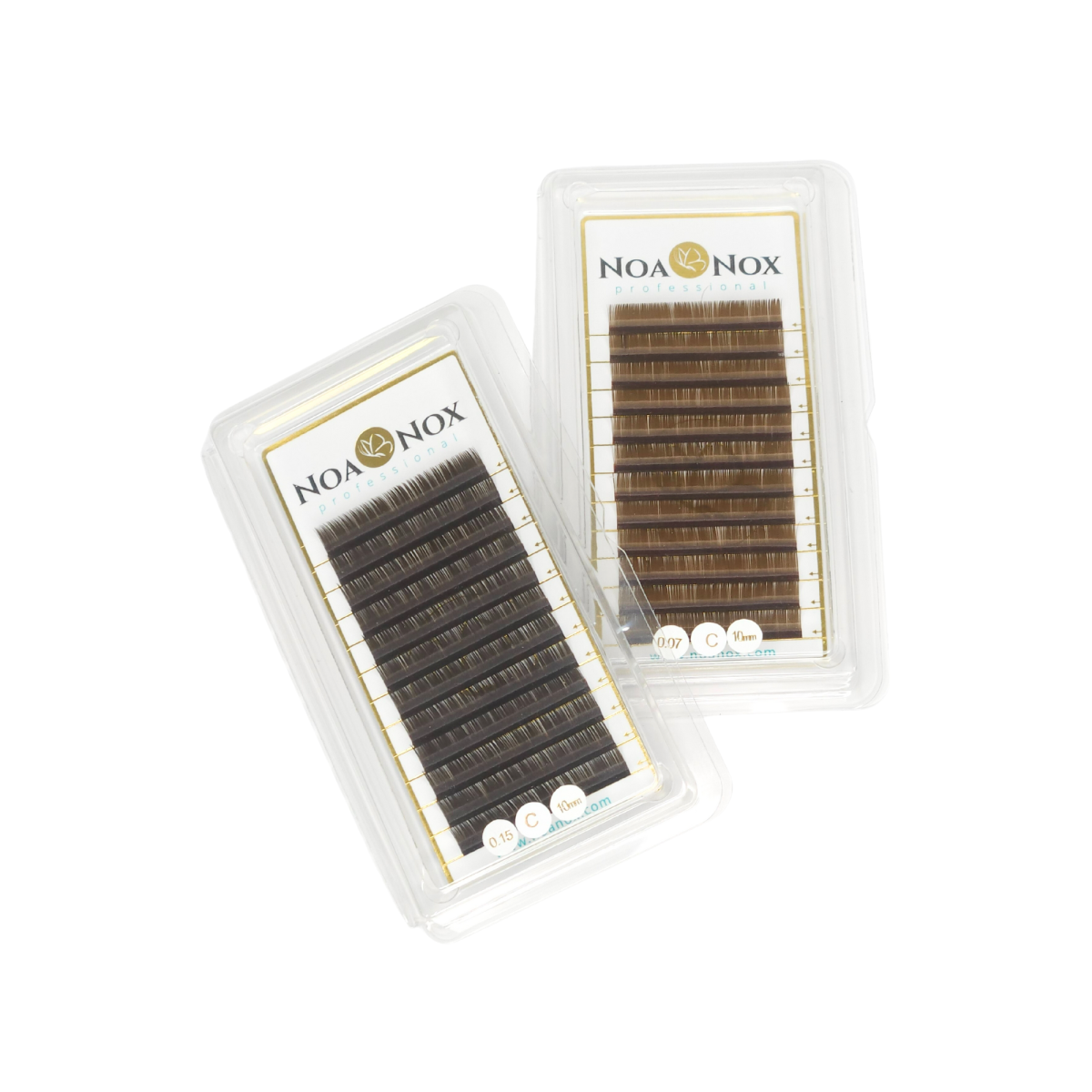 Extensiones de pestañas curvatura C (Marrones)